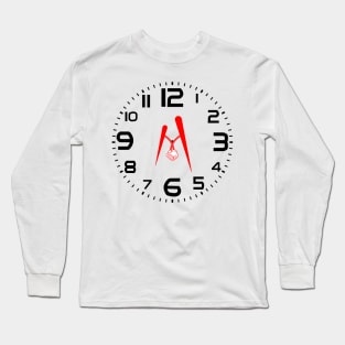 Wall Clock funny timers vintage. Long Sleeve T-Shirt